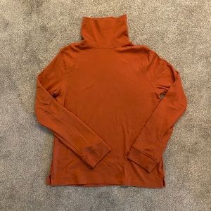 Petite Medium Orange Turtleneck